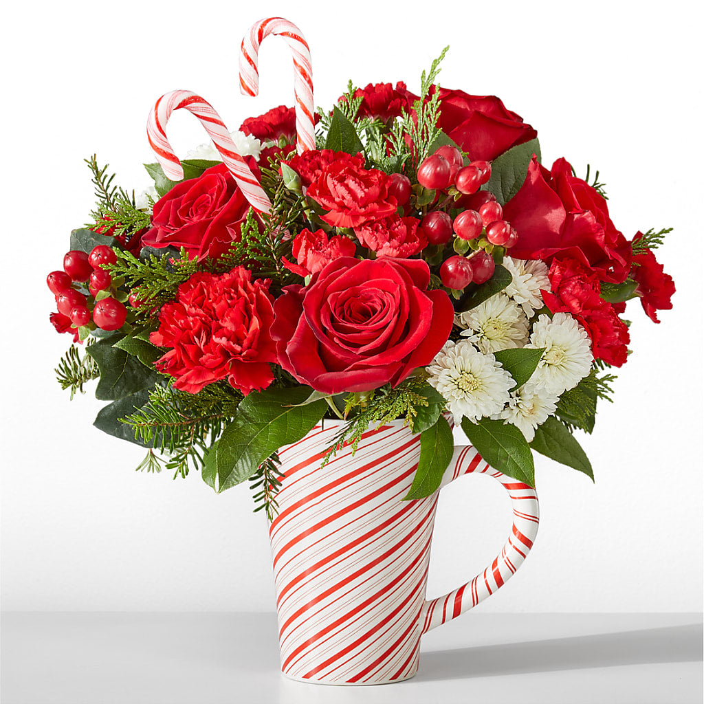 Peppermint Swirl Mug – VINE & IVY FLOWERS, Suffield CT