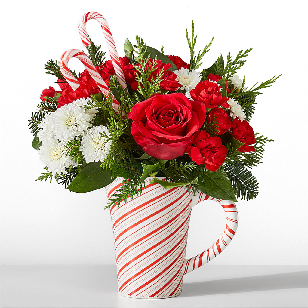 Peppermint Swirl Mug – VINE & IVY FLOWERS, Suffield CT