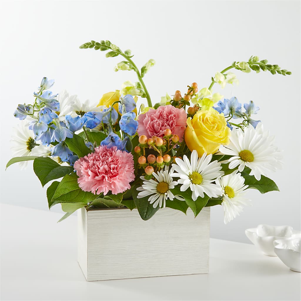 Sun Salutation Box Bouquet – VINE & IVY FLOWERS, Suffield CT