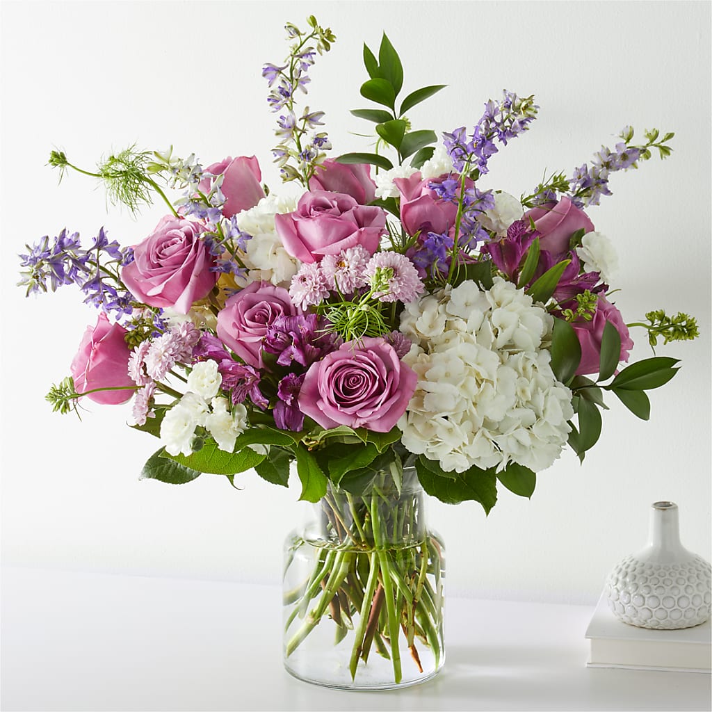 Violet Caress Bouquet – VINE & IVY FLOWERS, Suffield CT