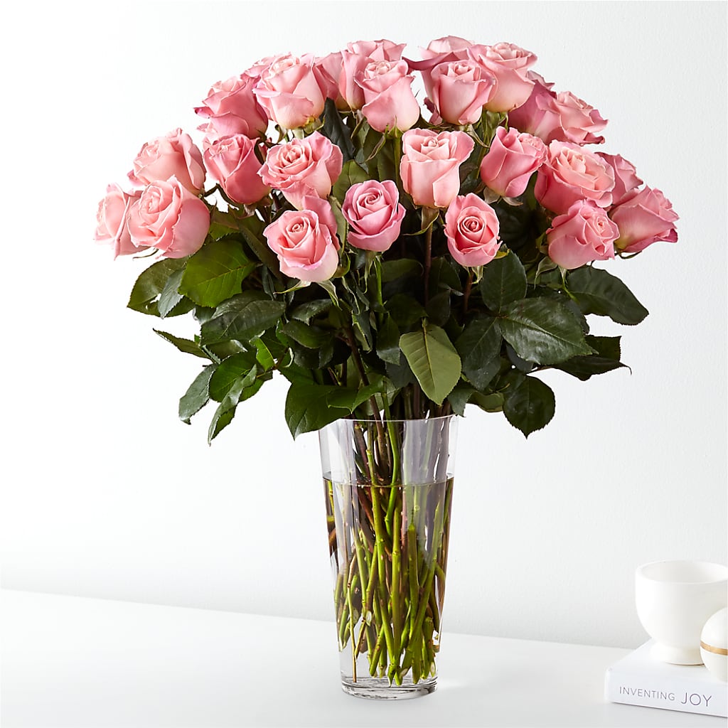 Long Stem Pink Rose Bouquet – VINE & IVY FLOWERS, Suffield CT