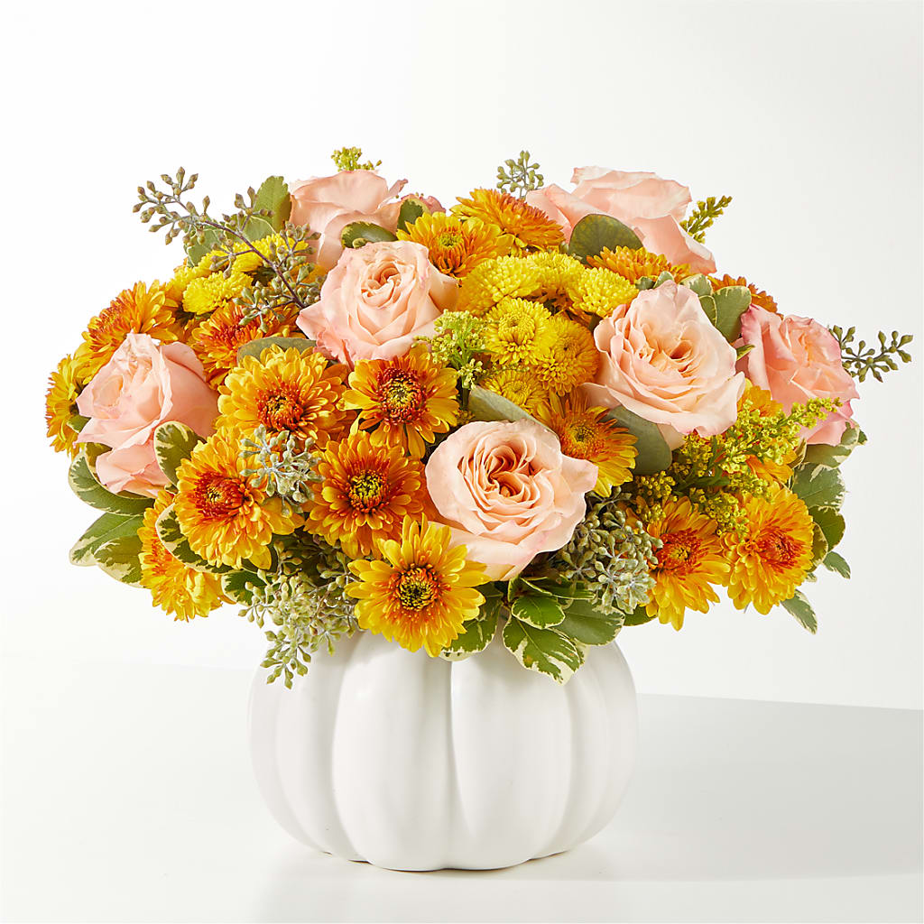 Peachy Pumpkin – VINE & IVY FLOWERS, Suffield CT