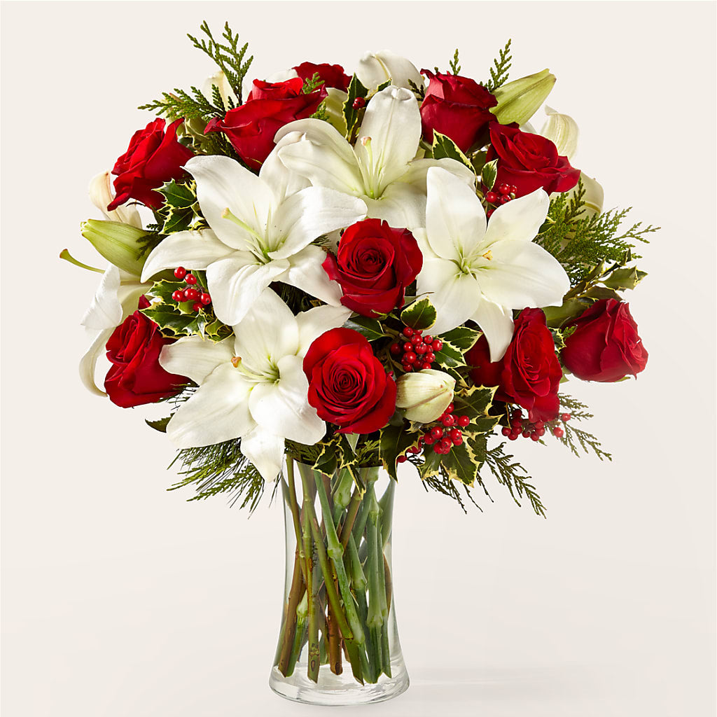 Sparkling Snowflakes Bouquet – VINE & IVY FLOWERS, Suffield CT