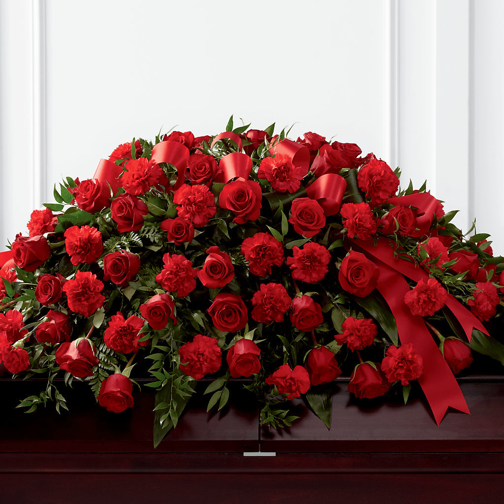 Tribute of Life Casket Spray – VINE & IVY FLOWERS, Suffield CT