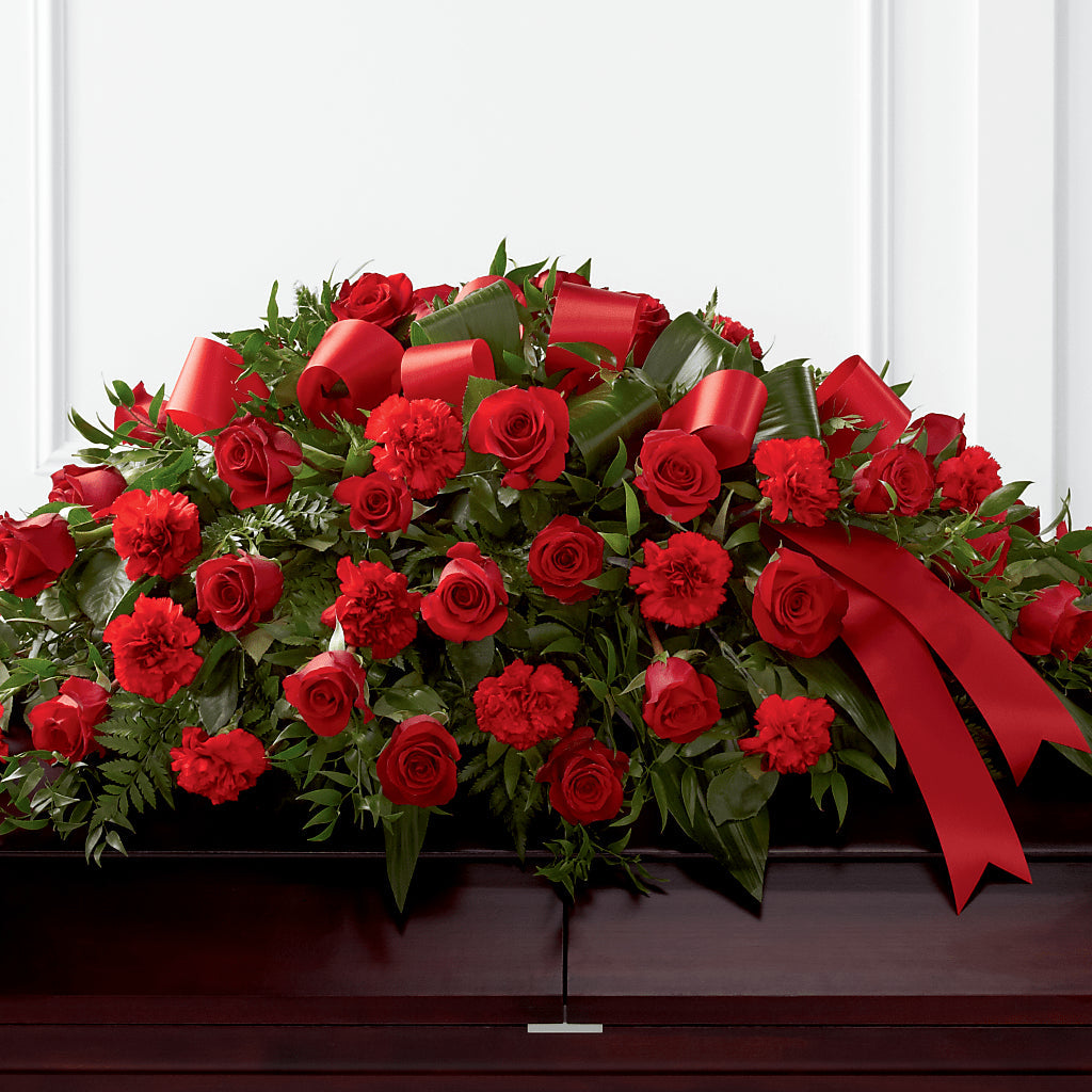 Tribute of Life Casket Spray – VINE & IVY FLOWERS, Suffield CT