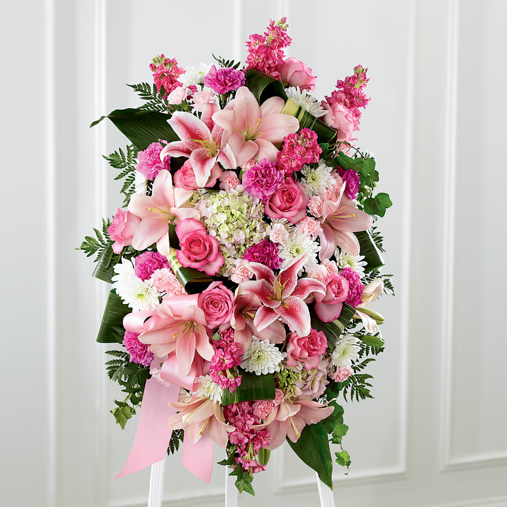 Comforting Standing Spray – VINE & IVY FLOWERS, Suffield CT