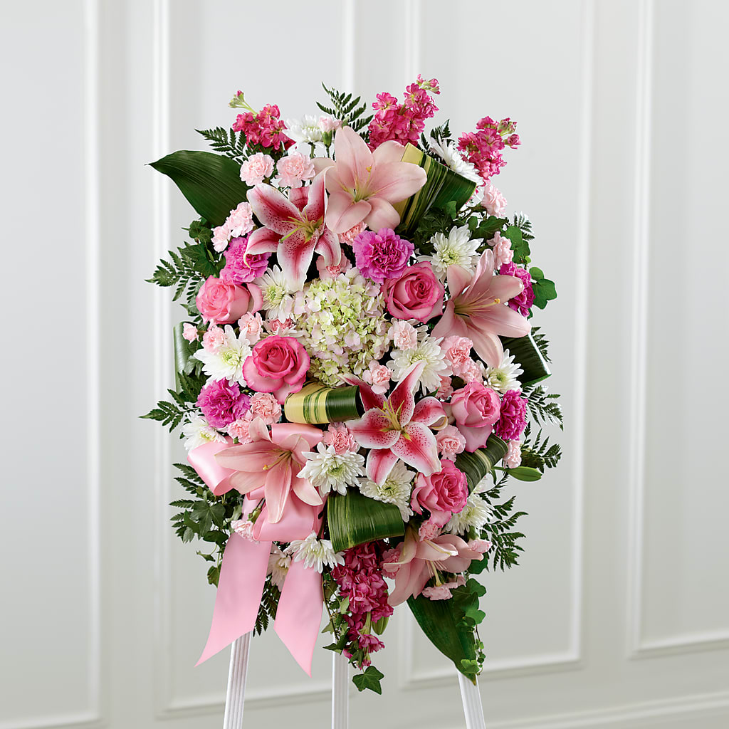 Comforting Standing Spray – VINE & IVY FLOWERS, Suffield CT