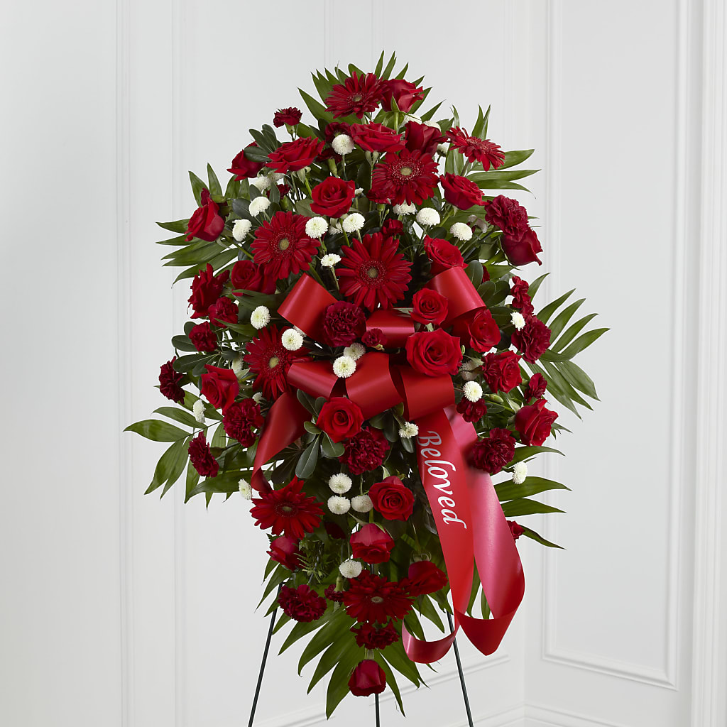 Treasured Memories Standing Spray – VINE & IVY FLOWERS, Suffield CT