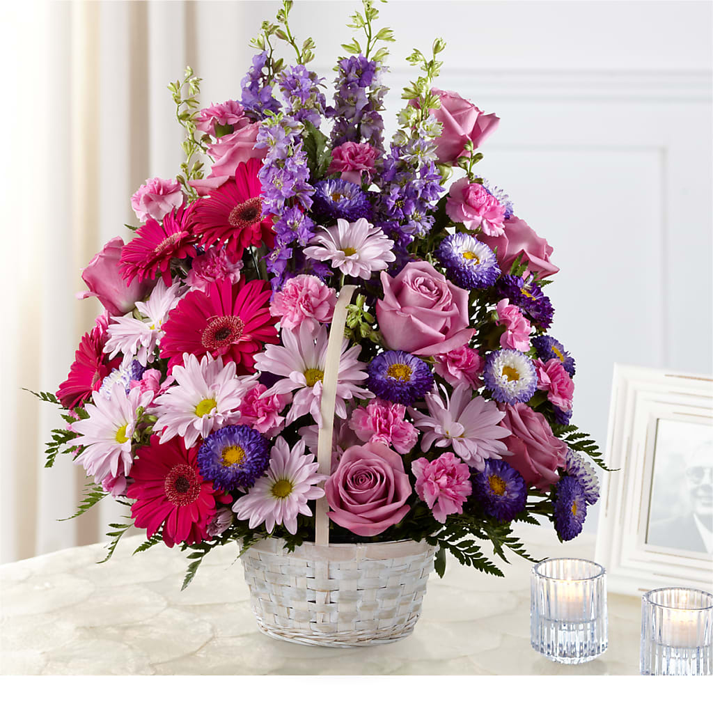 Pastel Peace Basket – VINE & IVY FLOWERS, Suffield CT