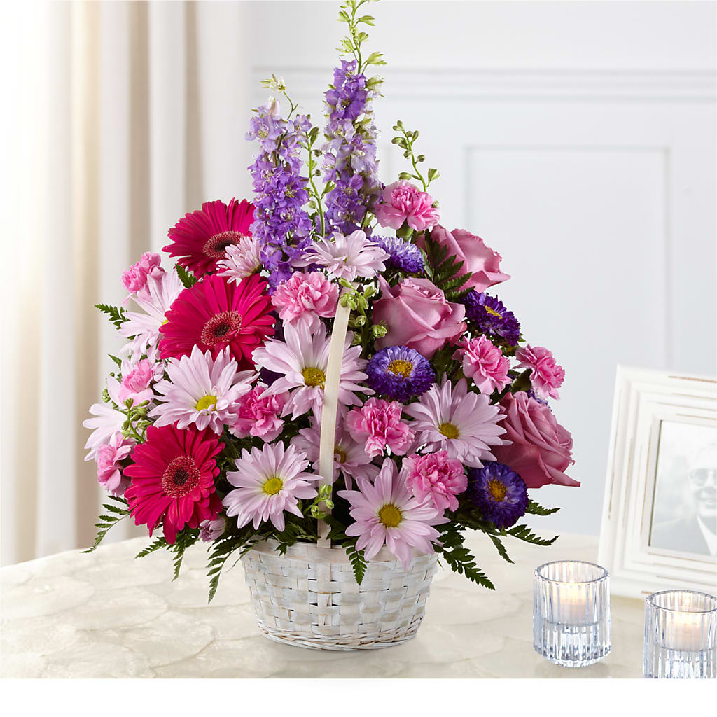 Pastel Peace Basket – VINE & IVY FLOWERS, Suffield CT