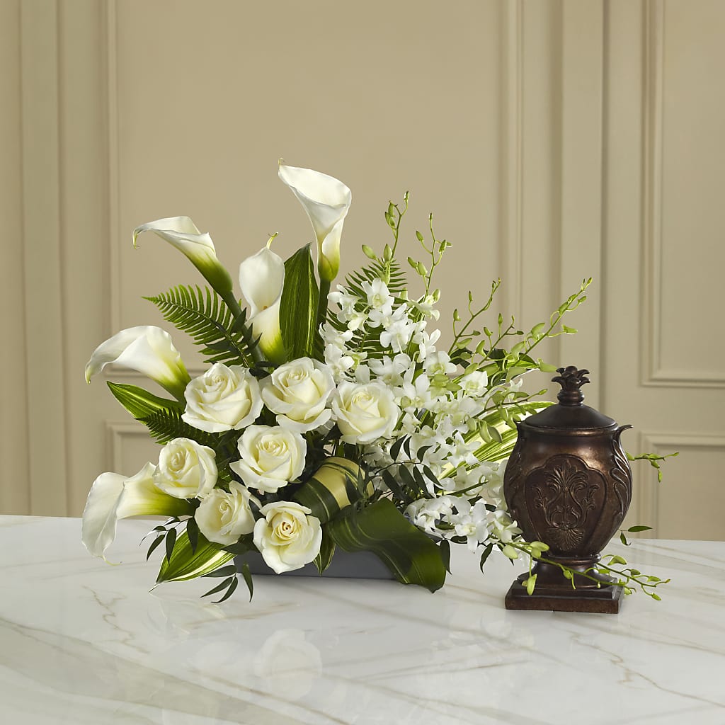 At Peace Arrangement – VINE & IVY FLOWERS, Suffield CT