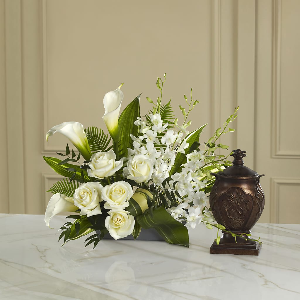 At Peace Arrangement – VINE & IVY FLOWERS, Suffield CT