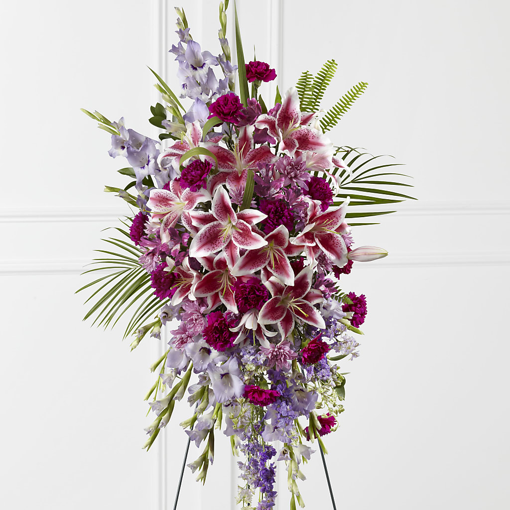 Tender Touch Standing Spray – VINE & IVY FLOWERS, Suffield CT