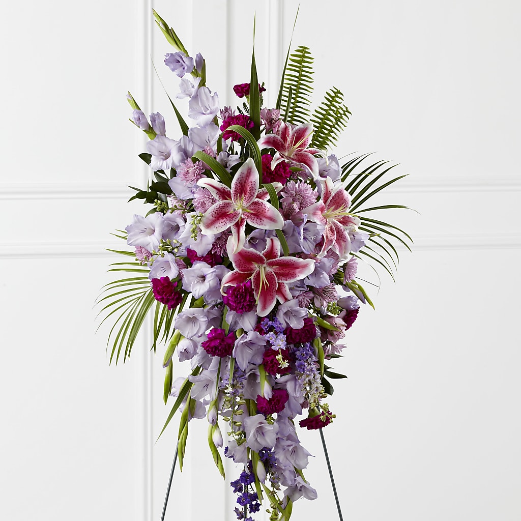 Tender Touch Standing Spray – VINE & IVY FLOWERS, Suffield CT
