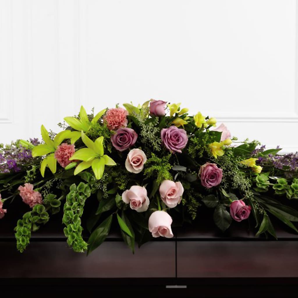 Forever Beloved Casket Spray – VINE & IVY FLOWERS, Suffield CT