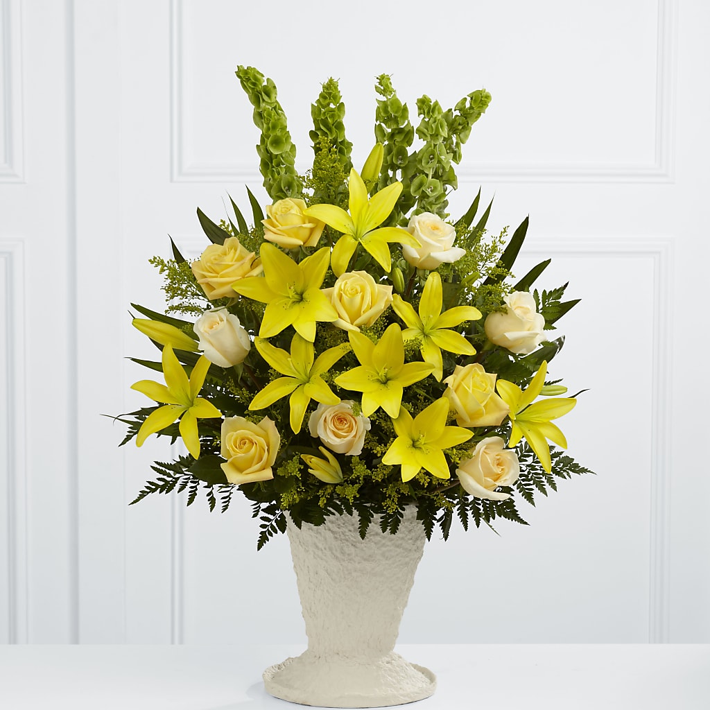 Golden Memories Arrangement – VINE & IVY FLOWERS, Suffield CT
