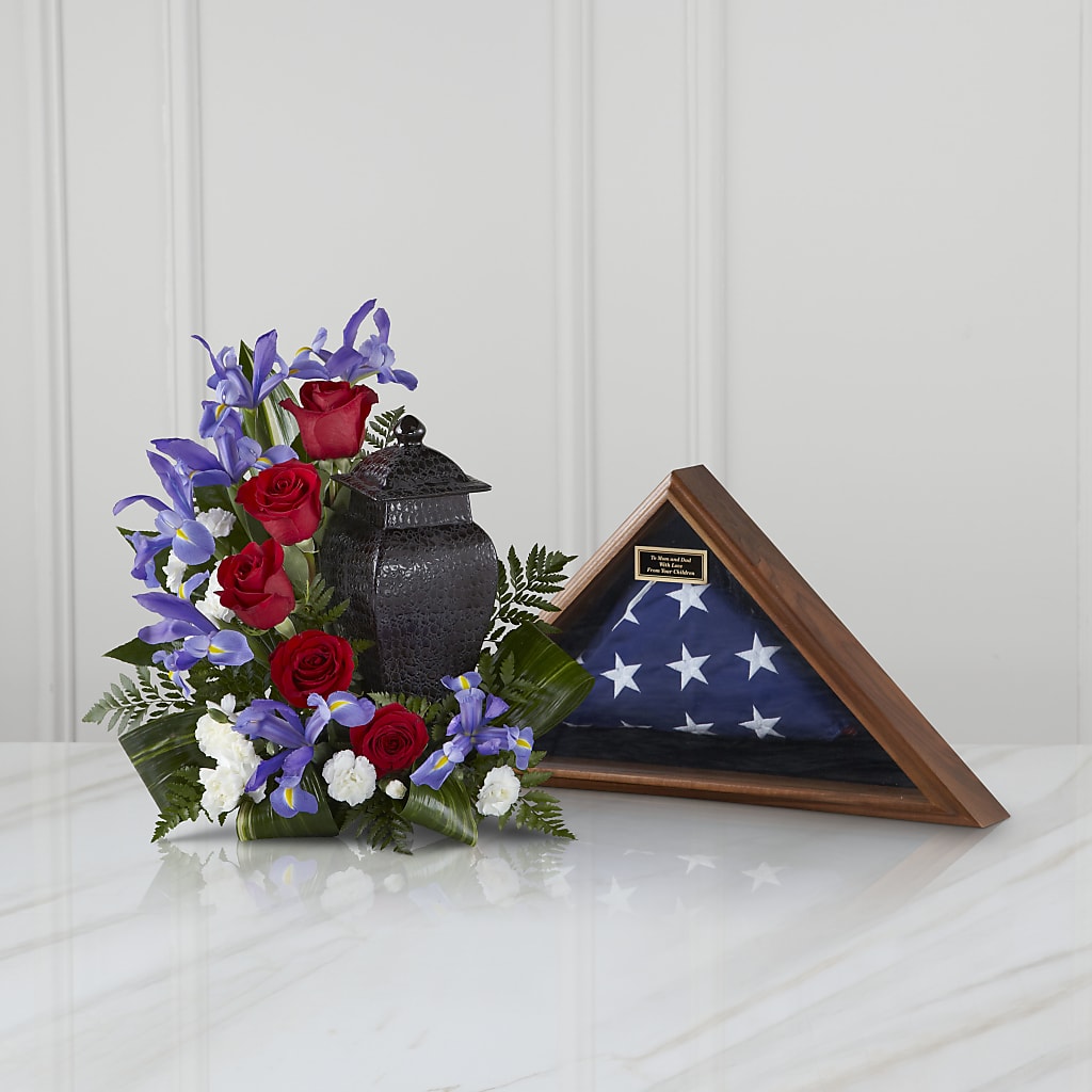 Patriotic Tribute Arrangement – VINE & IVY FLOWERS, Suffield CT