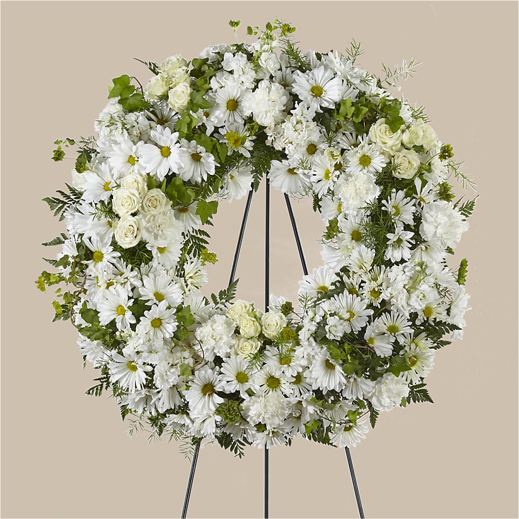 Faithful Wishes Wreath – VINE & IVY FLOWERS, Suffield CT