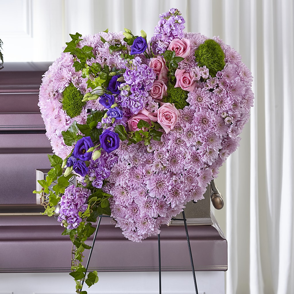 Treasured Love Standing Heart – VINE & IVY FLOWERS, Suffield CT