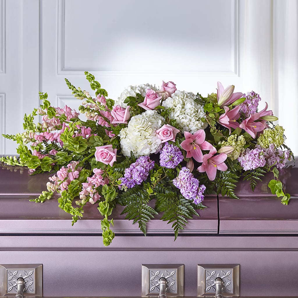Life's Gratitude Casket Spray – VINE & IVY FLOWERS, Suffield CT