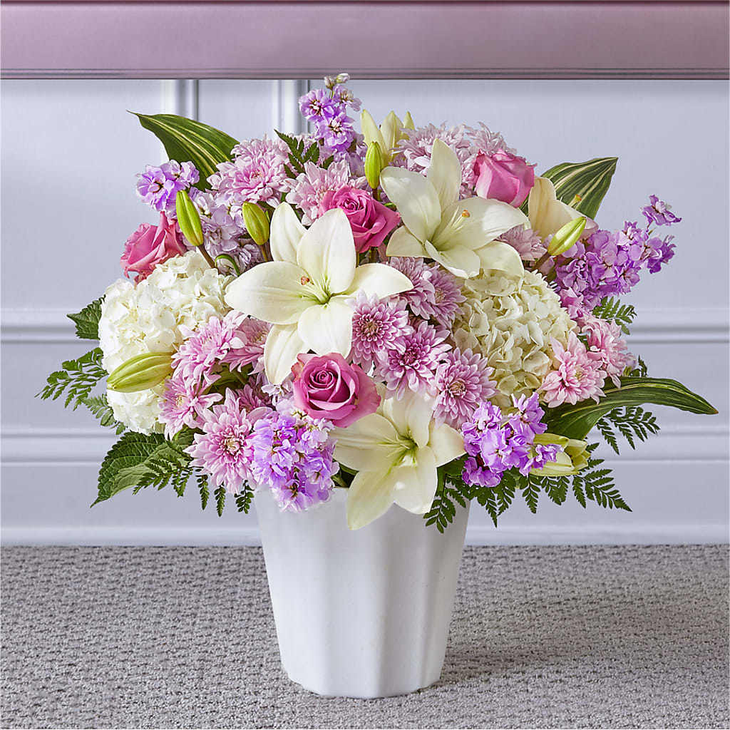 Heaven Sent Floor Basket – VINE & IVY FLOWERS, Suffield CT