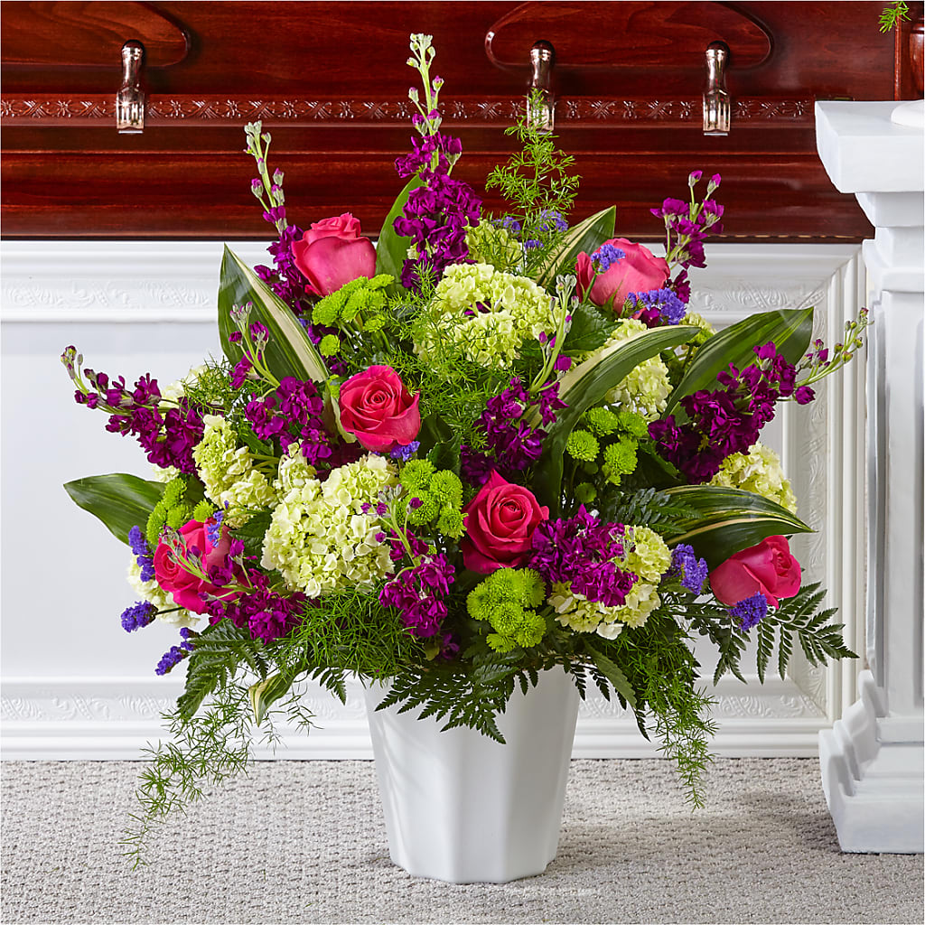 Beautiful Horizons Floor Basket – VINE & IVY FLOWERS, Suffield CT
