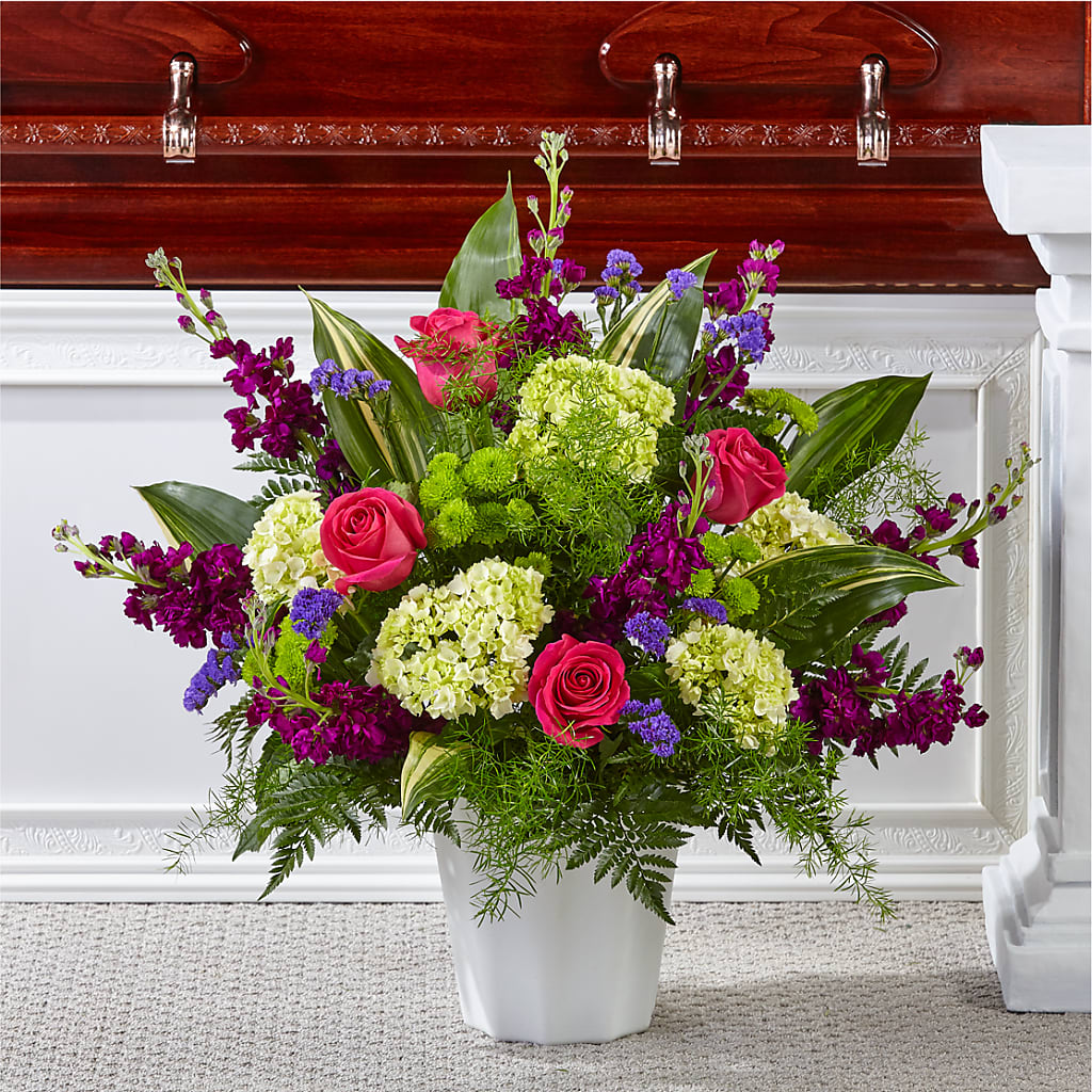 Beautiful Horizons Floor Basket – VINE & IVY FLOWERS, Suffield CT
