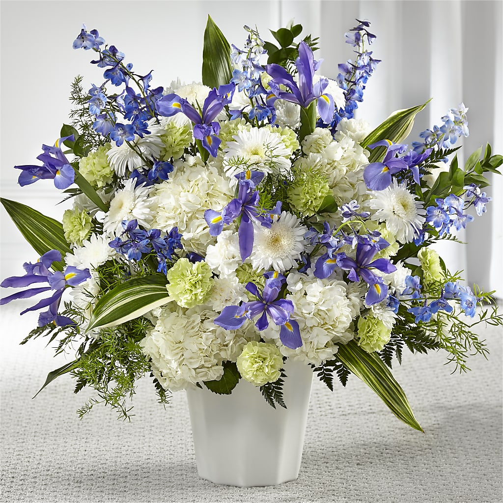 Soft Serenity Floor Basket – VINE & IVY FLOWERS, Suffield CT
