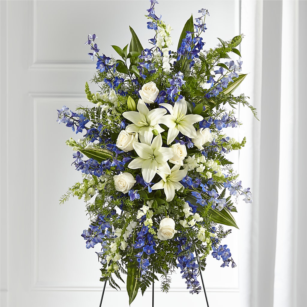 Faithful Friend Standing Spray – VINE & IVY FLOWERS, Suffield CT