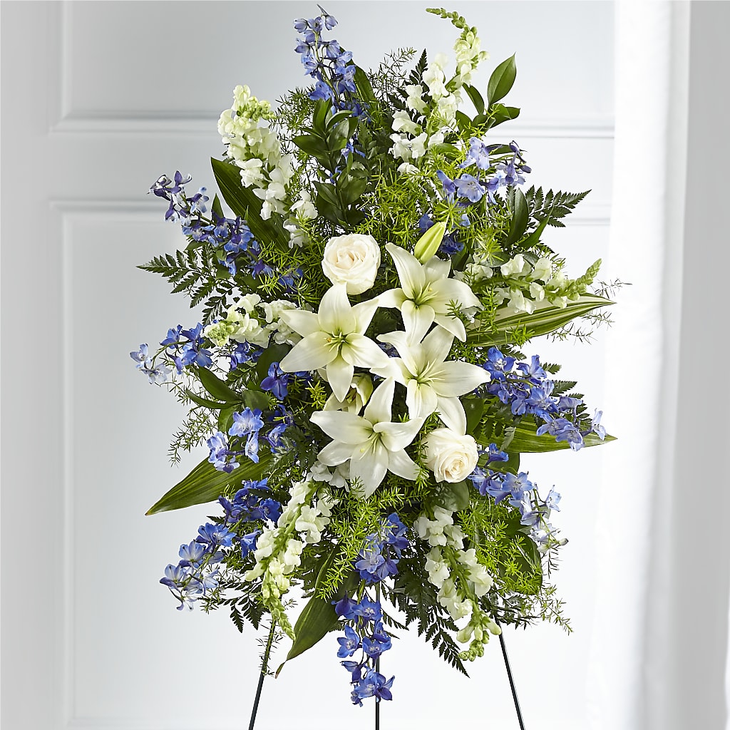 Faithful Friend Standing Spray – VINE & IVY FLOWERS, Suffield CT