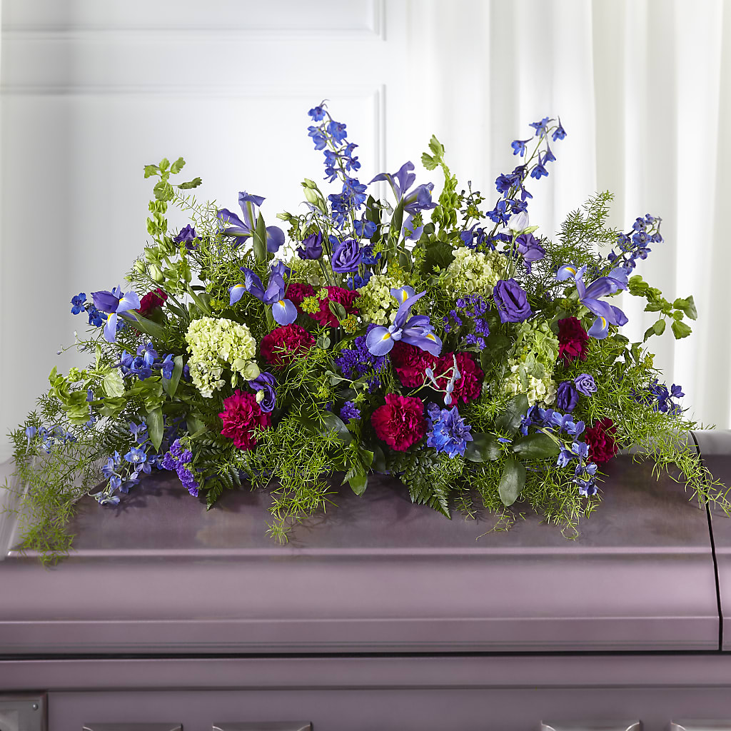 Always Treasured Casket Spray – VINE & IVY FLOWERS, Suffield CT