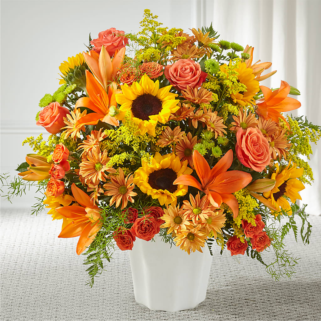Harvest Thoughts Floor Basket – VINE & IVY FLOWERS, Suffield CT