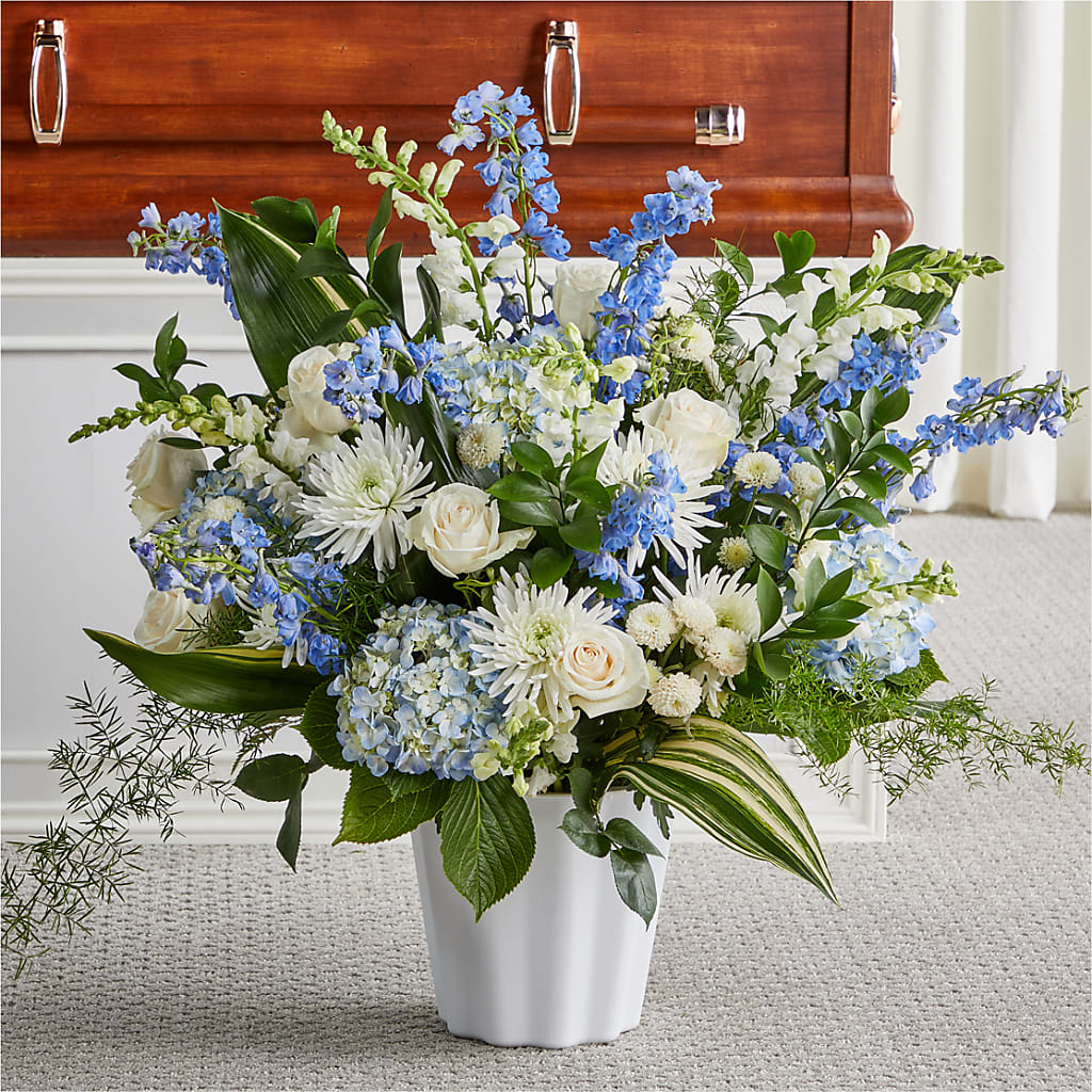 Everlasting Memories Floor Basket – VINE & IVY FLOWERS, Suffield CT