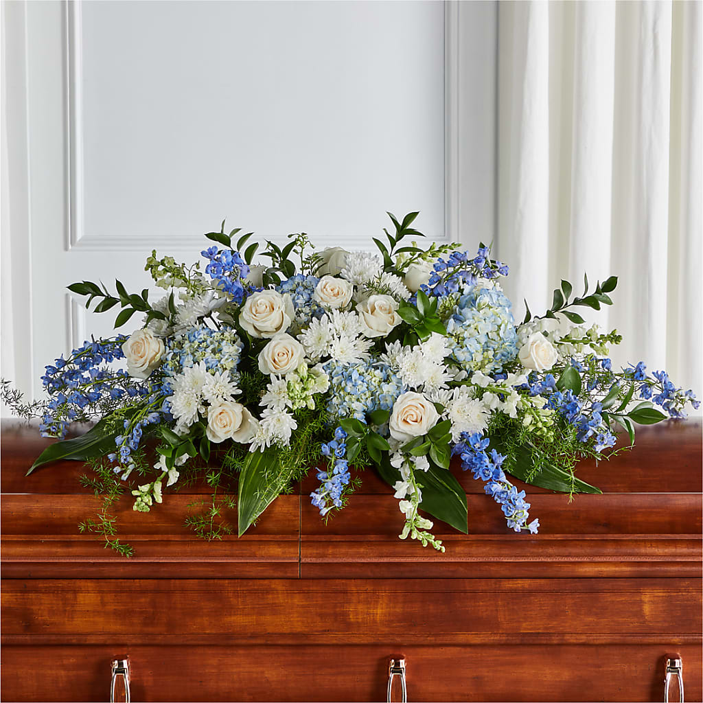 Timeless Essence Casket Spray – VINE & IVY FLOWERS, Suffield CT
