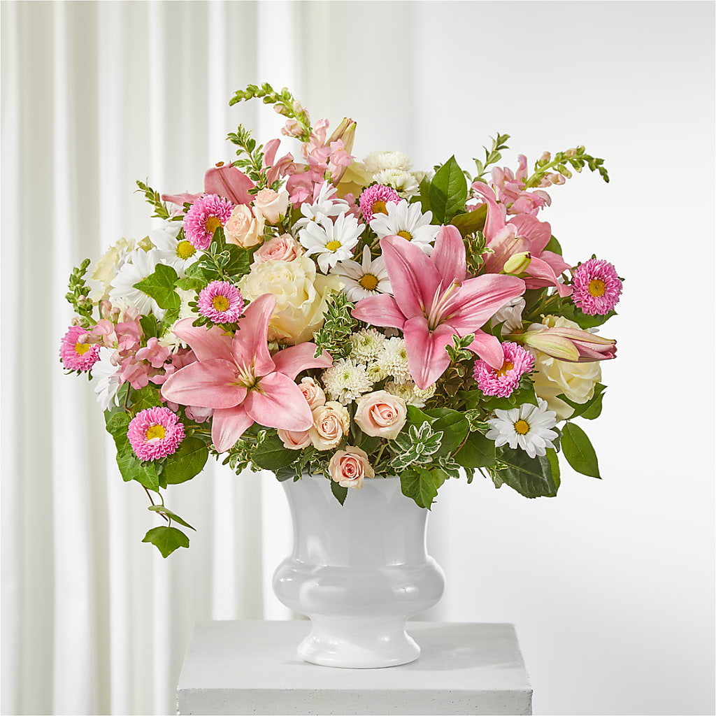 Empathetic Blooms Urn Arrangement – VINE & IVY FLOWERS, Suffield CT