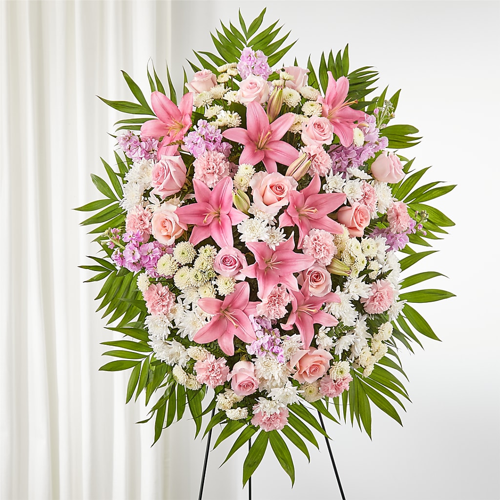 Offering Solace Standing Spray – VINE & IVY FLOWERS, Suffield CT