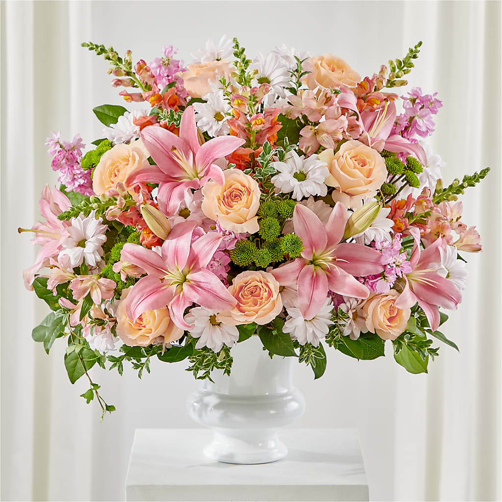 Heartfelt Gesture Urn Arrangement – VINE & IVY FLOWERS, Suffield CT