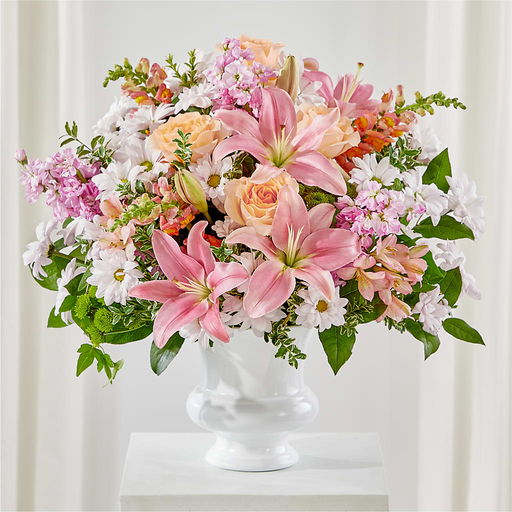 Heartfelt Gesture Urn Arrangement – VINE & IVY FLOWERS, Suffield CT