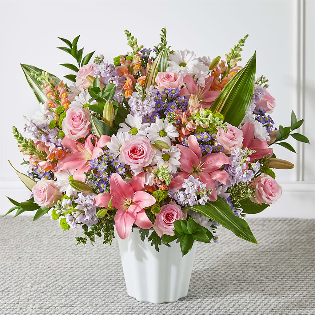 Abundant Compassion Floor Basket – VINE & IVY FLOWERS, Suffield CT