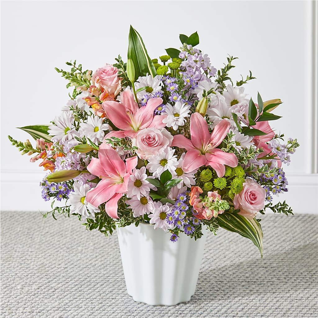 Abundant Compassion Floor Basket – VINE & IVY FLOWERS, Suffield CT