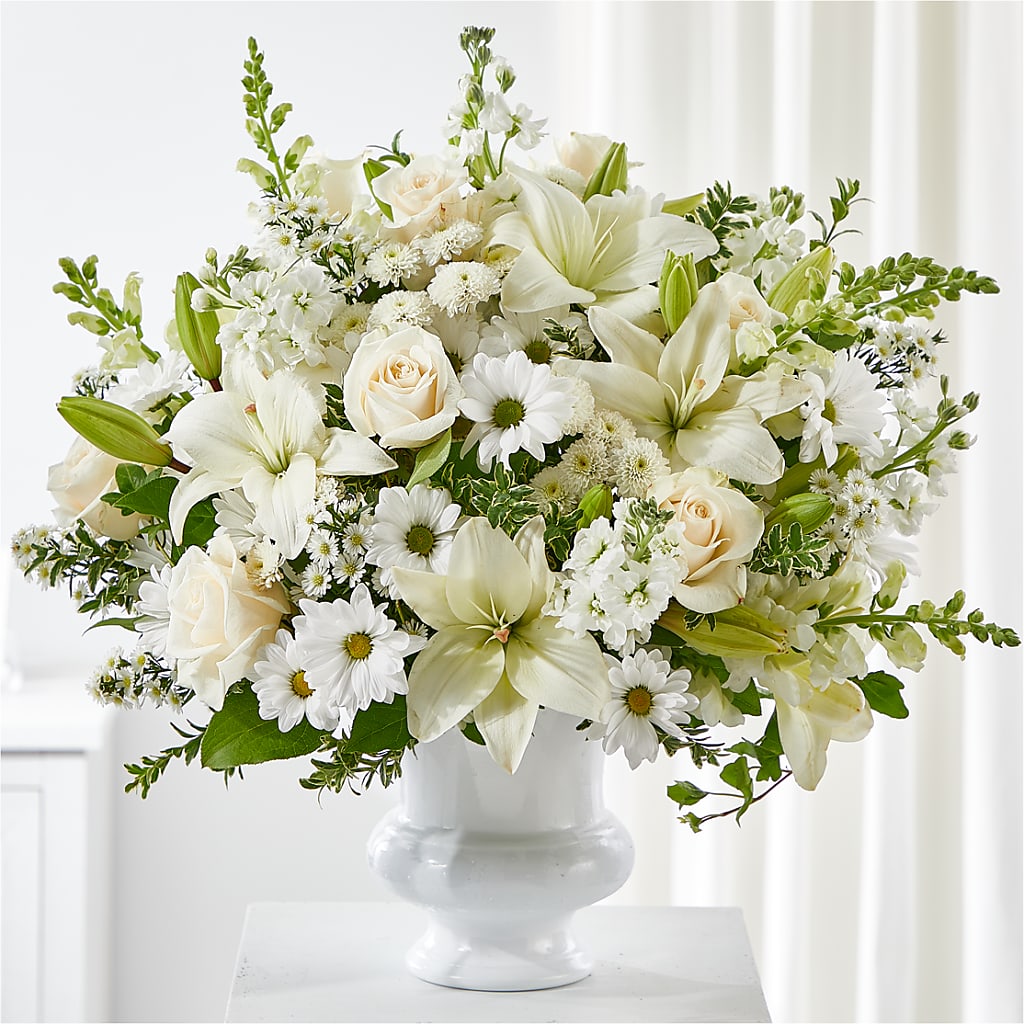 Uplifting Urn Arrangement – VINE & IVY FLOWERS, Suffield CT