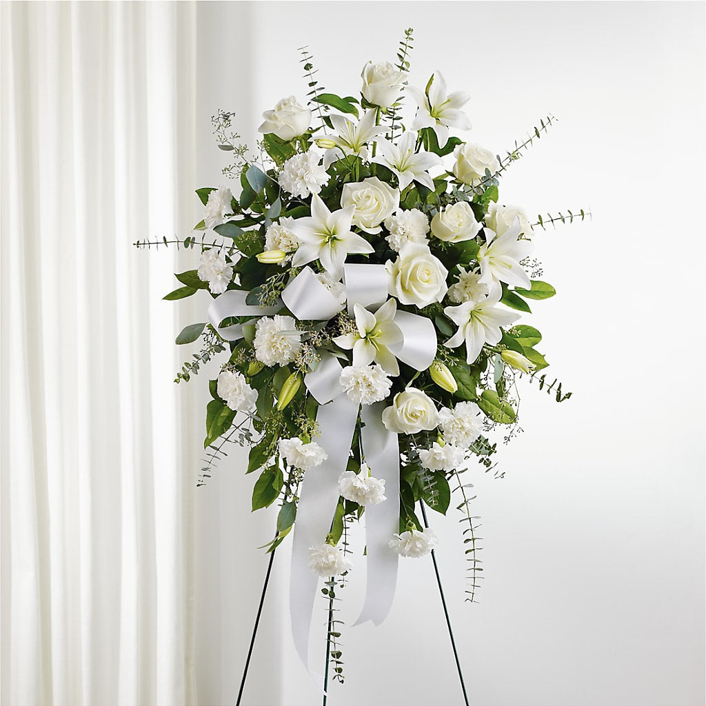 With Care Standing Spray – VINE & IVY FLOWERS, Suffield CT