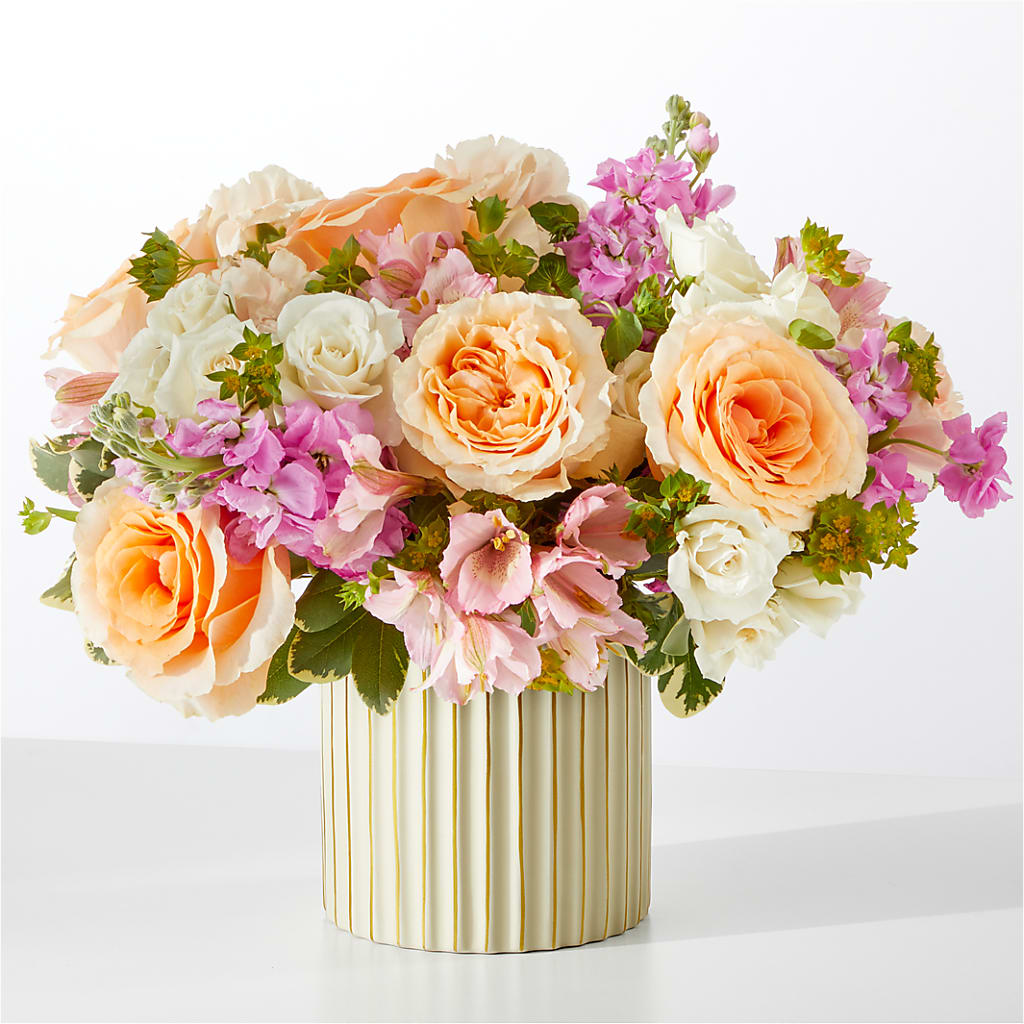 Paradise Bouquet with Ivory Vase – VINE & IVY FLOWERS, Suffield CT