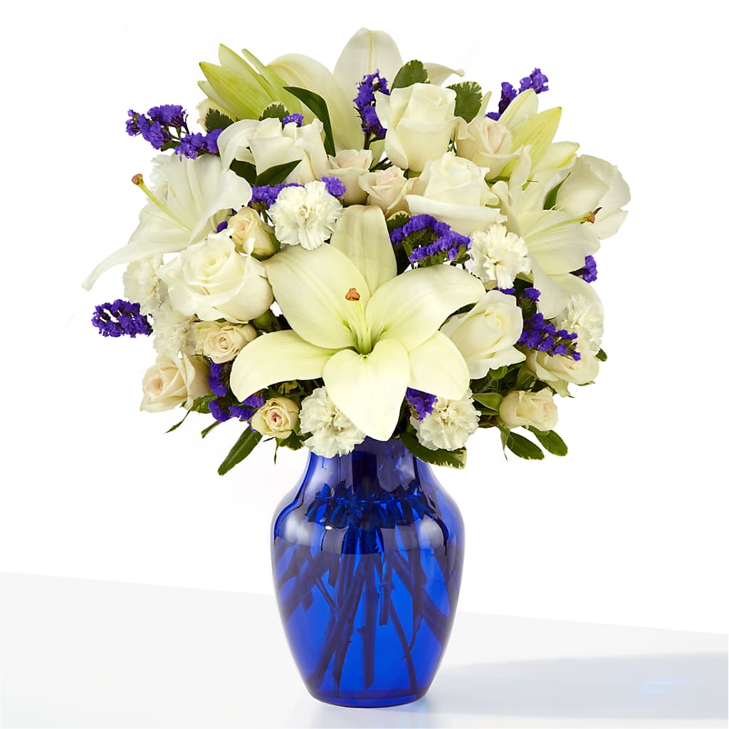 Sapphire Rush Bouquet – VINE & IVY FLOWERS, Suffield CT