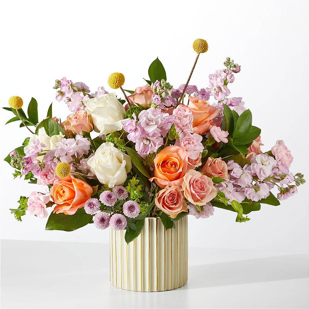 French Market Bouquet with Ivory Vase – VINE & IVY FLOWERS, Suffield CT