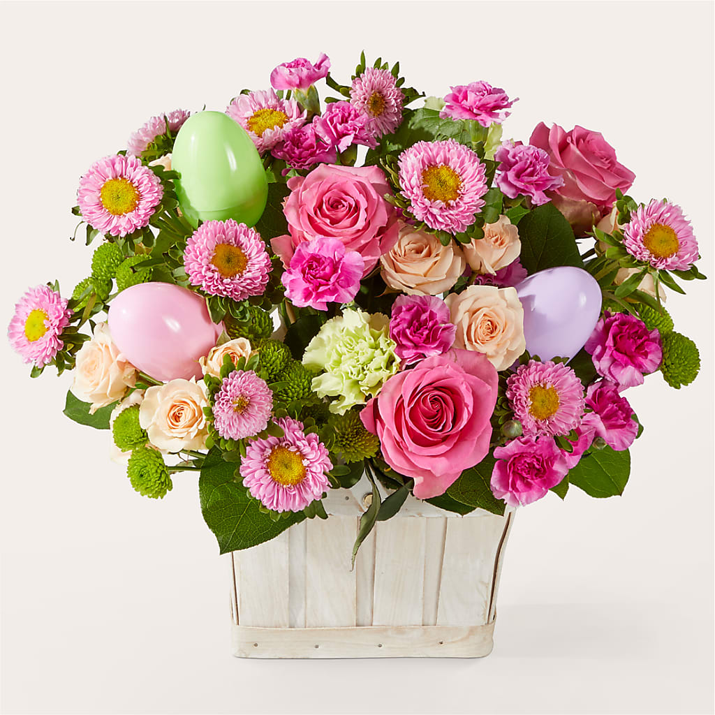 Get Eggcited Basket – VINE & IVY FLOWERS, Suffield CT