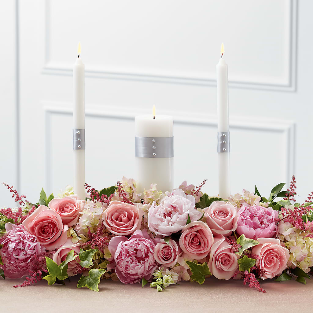 Worldwide Romance Unity Candle Arrangement – VINE & IVY FLOWERS, Suffield CT
