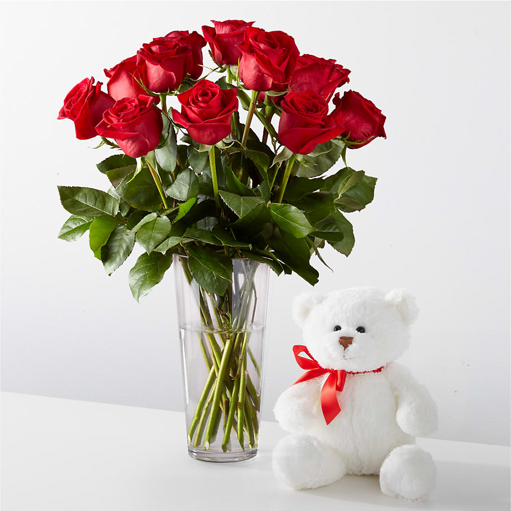 Romantic Long Stem Red Rose Bouquet Bundles – VINE & IVY FLOWERS, Suffield CT