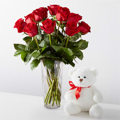Romantic Long Stem Red Rose Bouquet Bundles – VINE & IVY FLOWERS, Suffield CT
