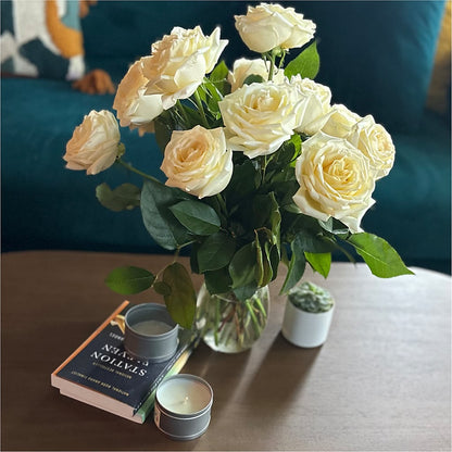 Long Stem Yellow Rose Bouquet – VINE & IVY FLOWERS, Suffield CT